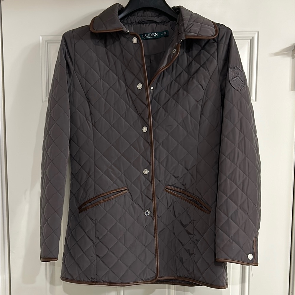 Ralph Lauren Quilted Jacket in Gray and Brown